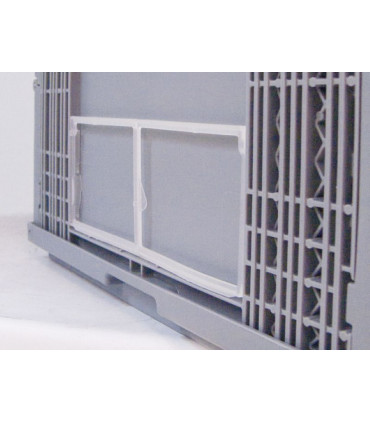 Caja de plástico plegable y apilable Norma Europa 594x396x314h