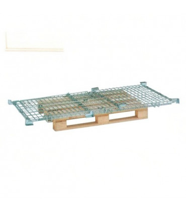 Cestón plegable para palet alto 640 mm