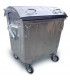 Contenedor de acero Galvanizado con tapa de cúpula 1.100 L.