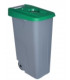 Contenedor de reciclaje 110 l. verde con boca