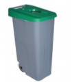 Contenedor de reciclaje 110 l. verde con boca