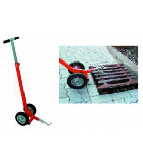 Carro para levantar alcantarillas