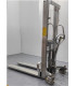 Apilador manual 1.000 Kg y elevación 1.600 mm. INOXIDABLE