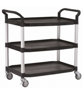 Carro de plástico con tres baldas