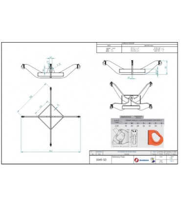 Implemento grúa big-bag carga 2.000 kg.