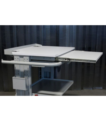 Estación de trabajo móvil con fuente de alimentación independiente