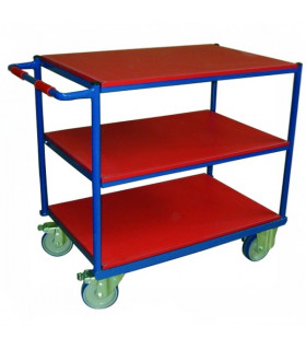 Mesa rodante 3 baldas 1210 x 710 mm