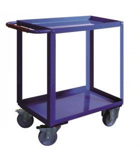 Carro herramientas 2 bandejas con fondo