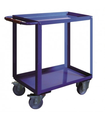 Carro herramientas 2 bandejas con fondo