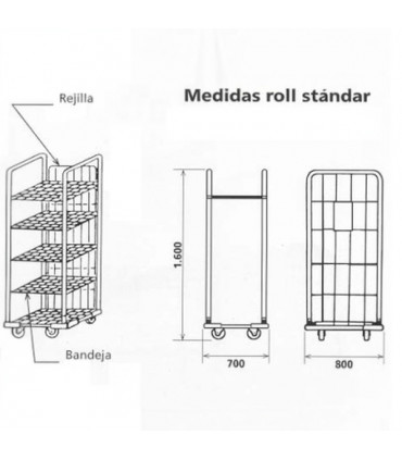 Balda para Roll Container