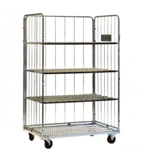 Cestón 3 baldas galvanizado 1.200 x 800 mm