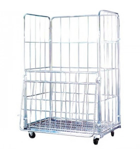 Cestón rodante papel y cartón 1.200 x 1.000 mm