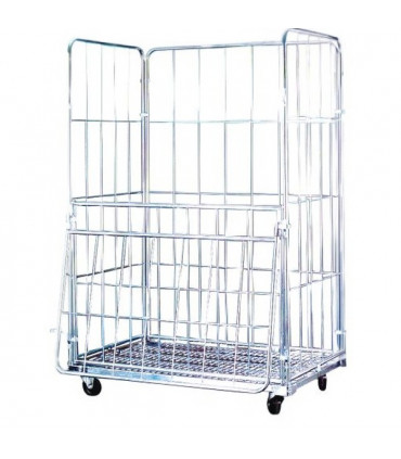 Cestón rodante papel y cartón 1.200 x 1.000 mm