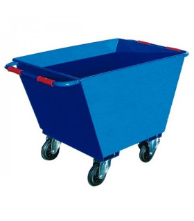 Vagoneta construcción ruedas goma maciza