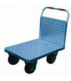 Plataforma aluminio 1.000 x 710 mm, ruedas neumáticas