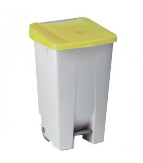 Cubo tapa amarilla 60 lts