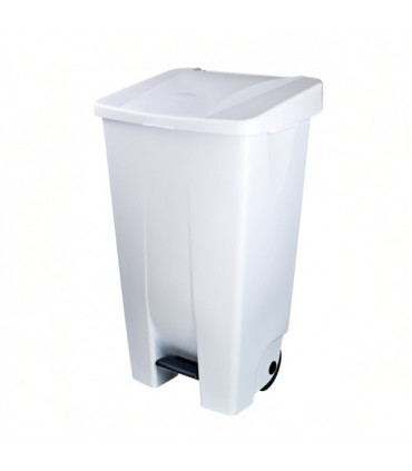 Cubo tapa blanco 120 lts