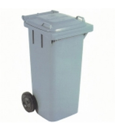 Cubo basura gris 80 lts
