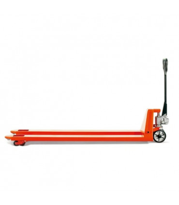 Transpaleta uñas 2.500 mm, capacidad 3.000 kg