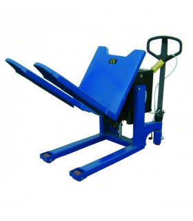 Transpaleta volcadora a batería