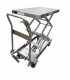 Mesa elevadora manual inox. 350 kg