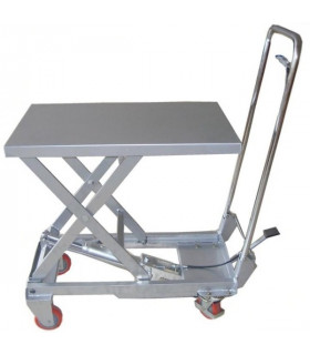 Mesa elevadora manual aluminio 100 kg