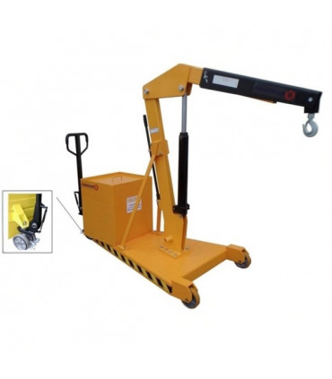 Grúa contrapesada 500 kg.