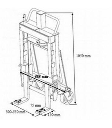 Transportador armarios 2.700 kg