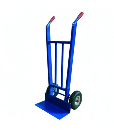 Carro almacén pala fija 200mm y ruedas neumáticas