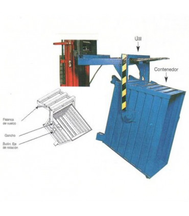 Tolva basculante 1.200 x 1.000 mm