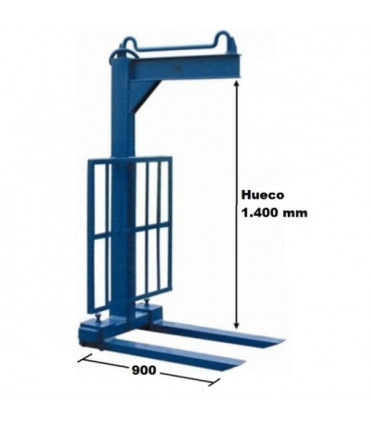 Portapalet uñas móviles 1.500 kg