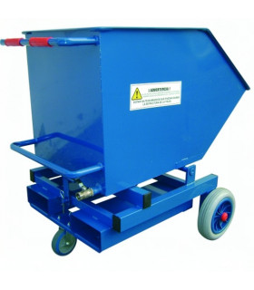 Tolva basculante 300 litros. Con grifo