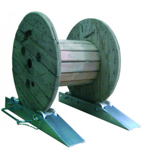 Pareja de patines para bobinas 1.000 kg