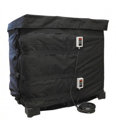 Manta calefactora para depósitos IBC 1.000 litros con tapa