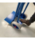 Carro almacén pala fija 280mm y ruedas impinchables