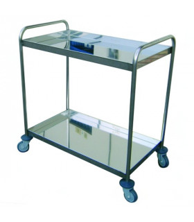Carro 2 bandejas inox. 950 x 590 mm