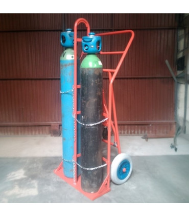 Carro 2 botellas soldar válido para grúa